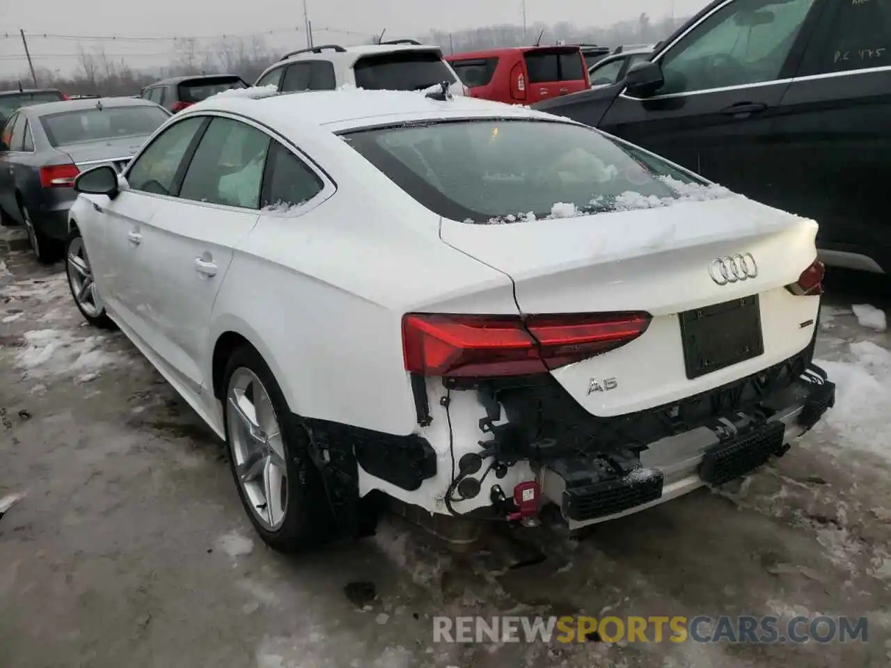 3 Photograph of a damaged car WAUDACF52MA018791 AUDI A5 2021