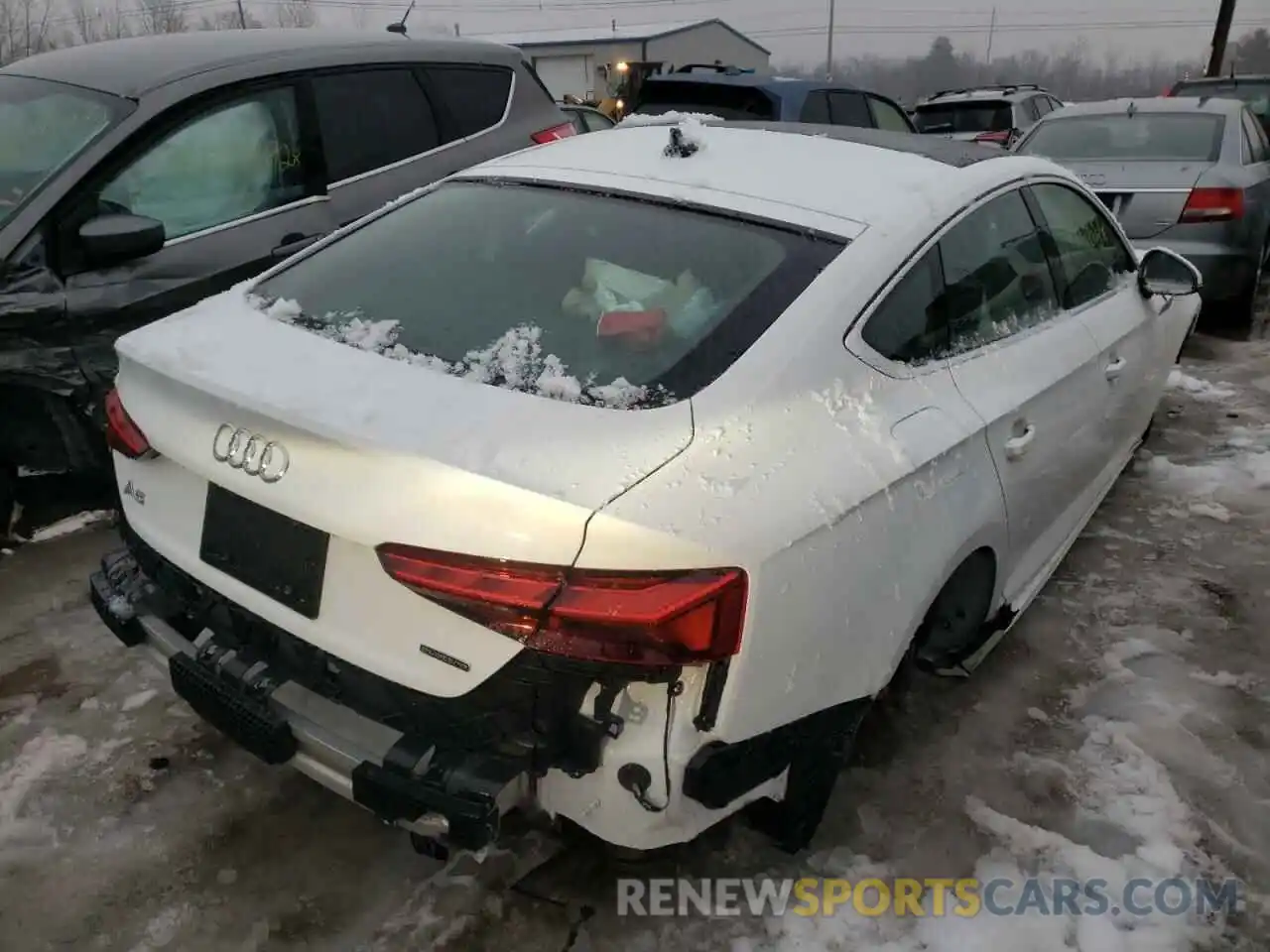 4 Photograph of a damaged car WAUDACF52MA018791 AUDI A5 2021