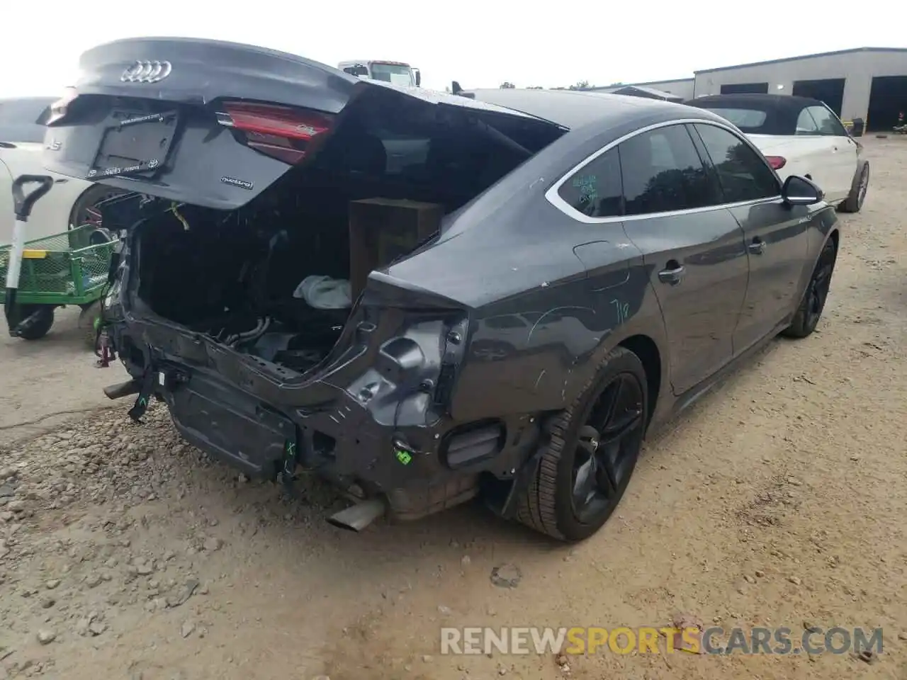 4 Photograph of a damaged car WAUDACF54MA012166 AUDI A5 2021