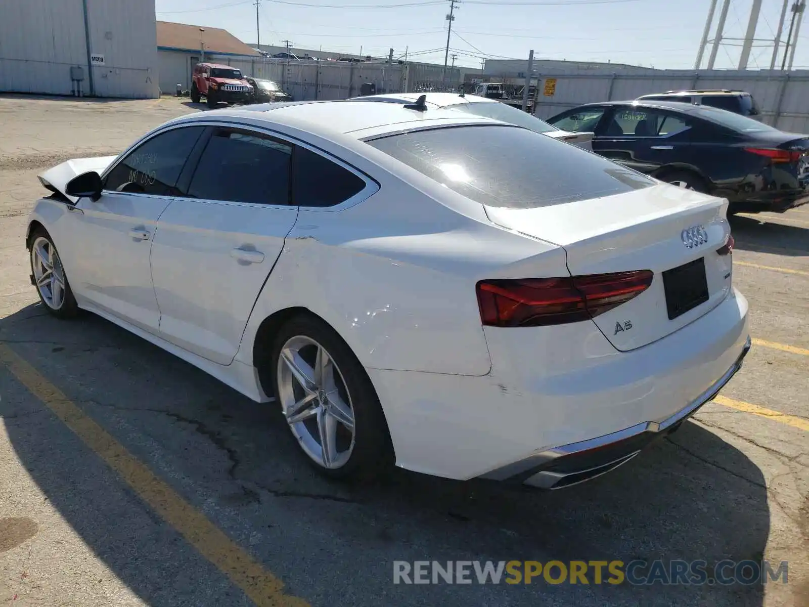 3 Photograph of a damaged car WAUDACF54MA016010 AUDI A5 2021