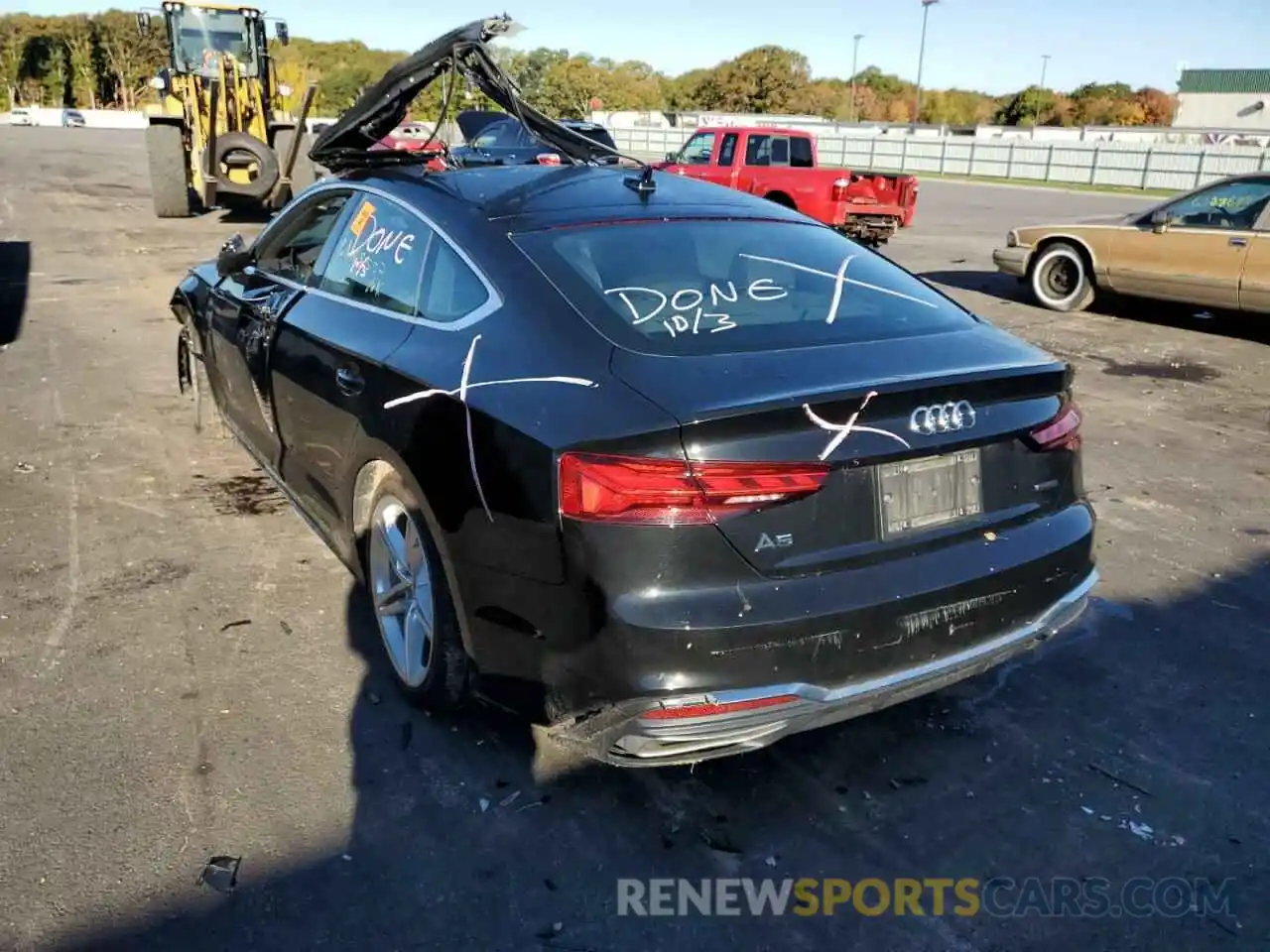 3 Photograph of a damaged car WAUDACF54MA047290 AUDI A5 2021