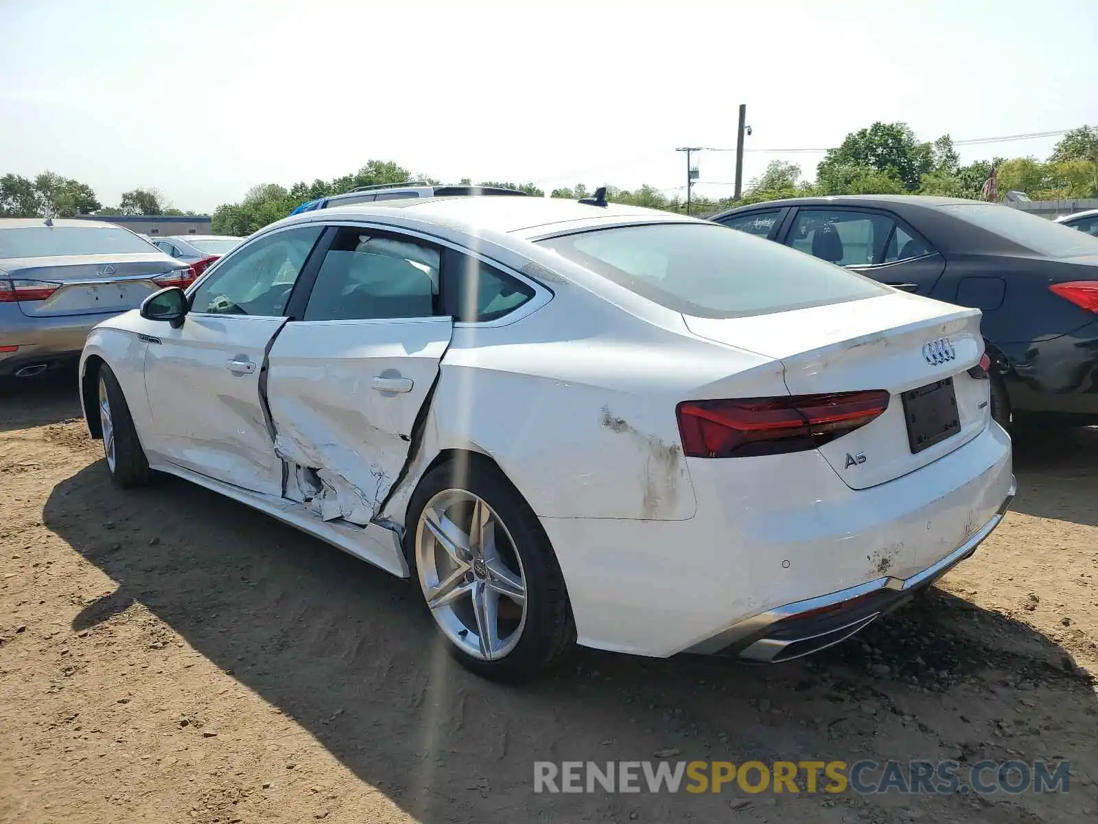 3 Photograph of a damaged car WAUDACF56MA010161 AUDI A5 2021