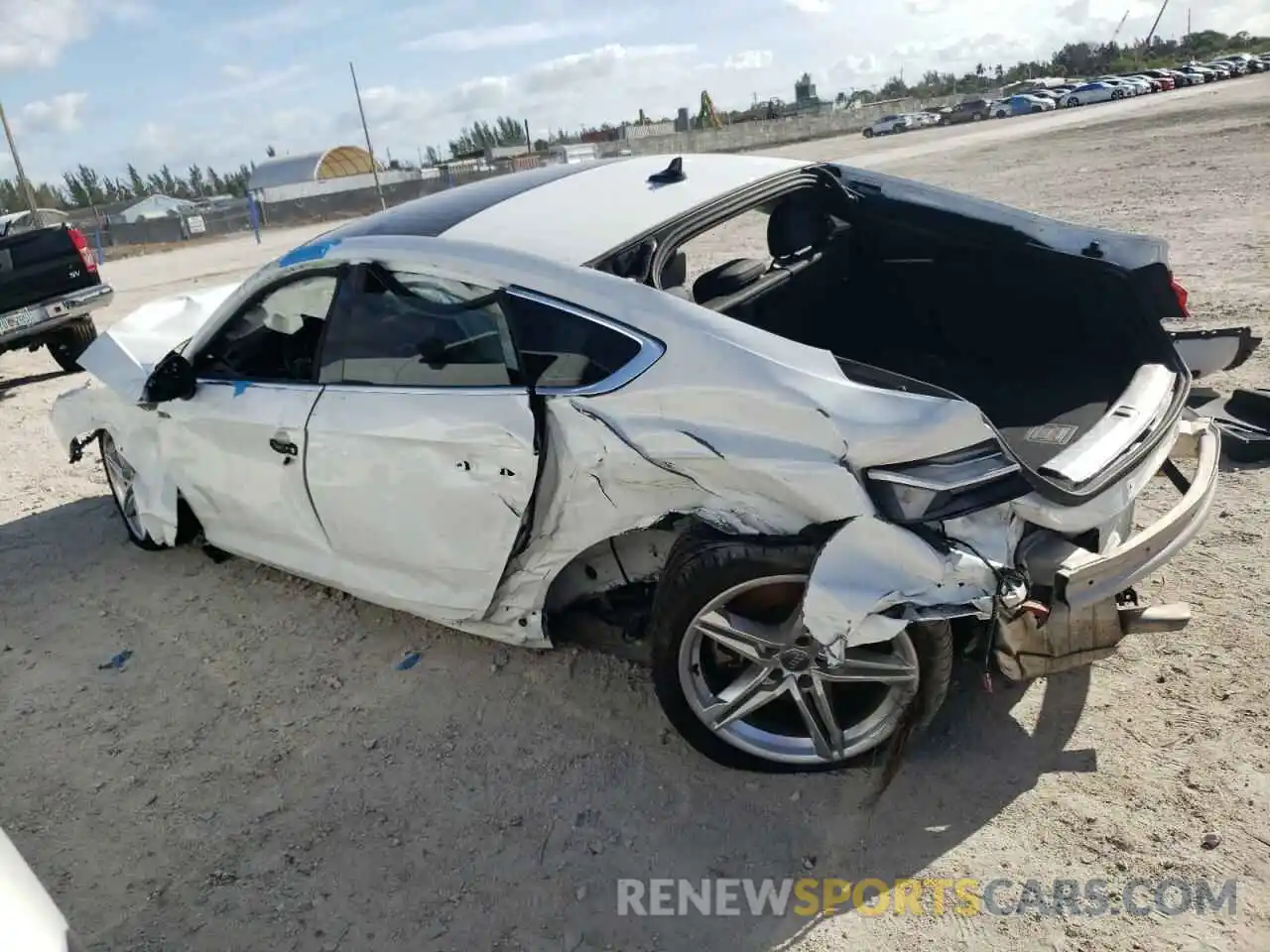 2 Photograph of a damaged car WAUDACF56MA016882 AUDI A5 2021