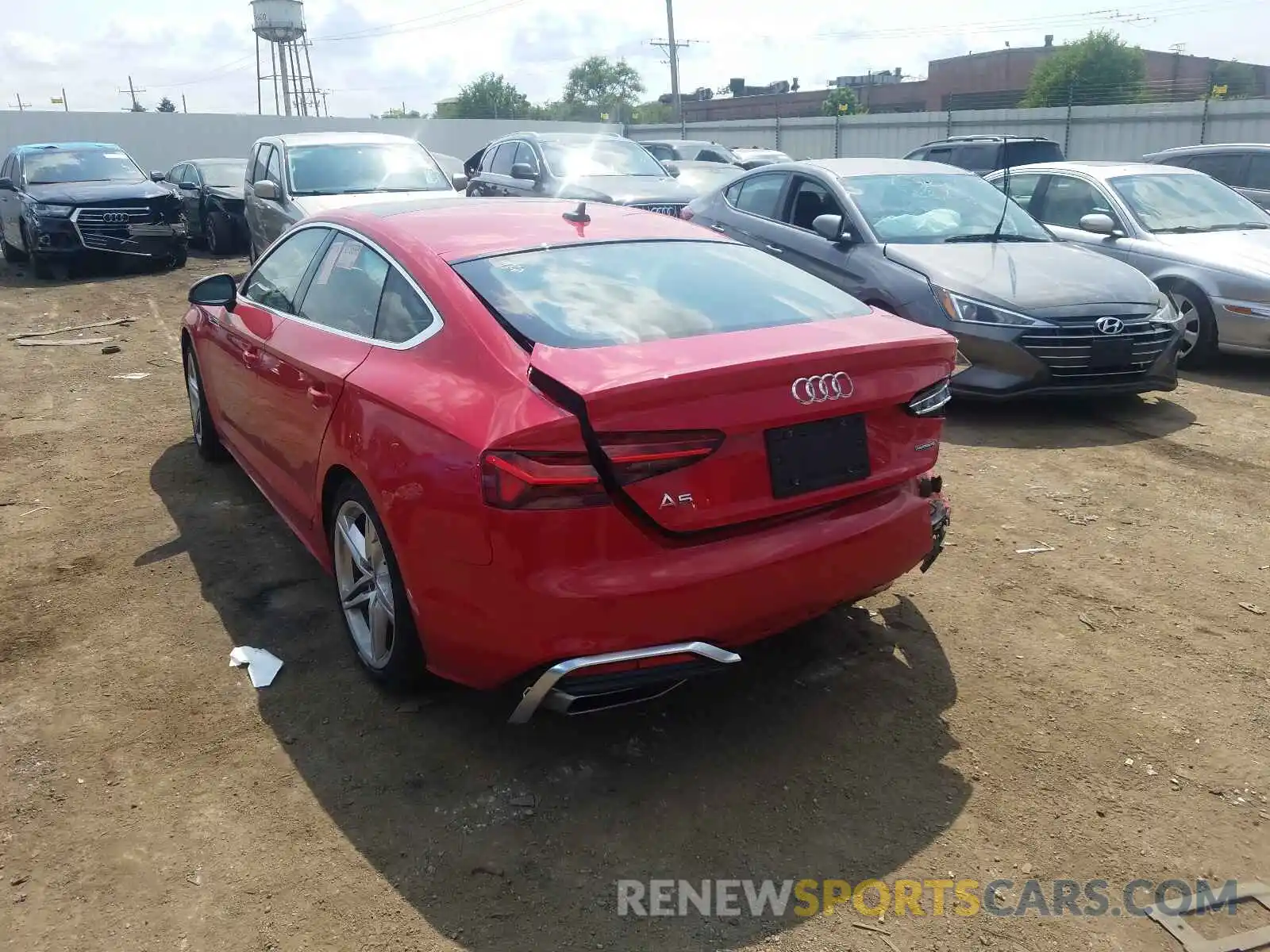 2 Photograph of a damaged car WAUDACF56MA044438 AUDI A5 2021