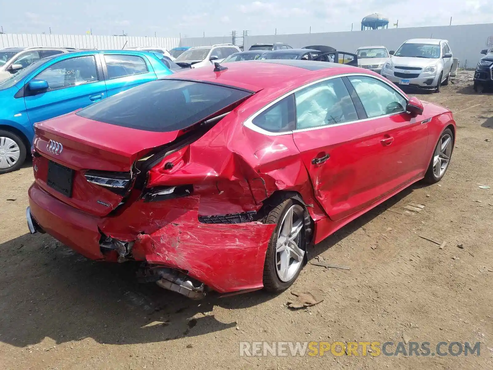 3 Photograph of a damaged car WAUDACF56MA044438 AUDI A5 2021