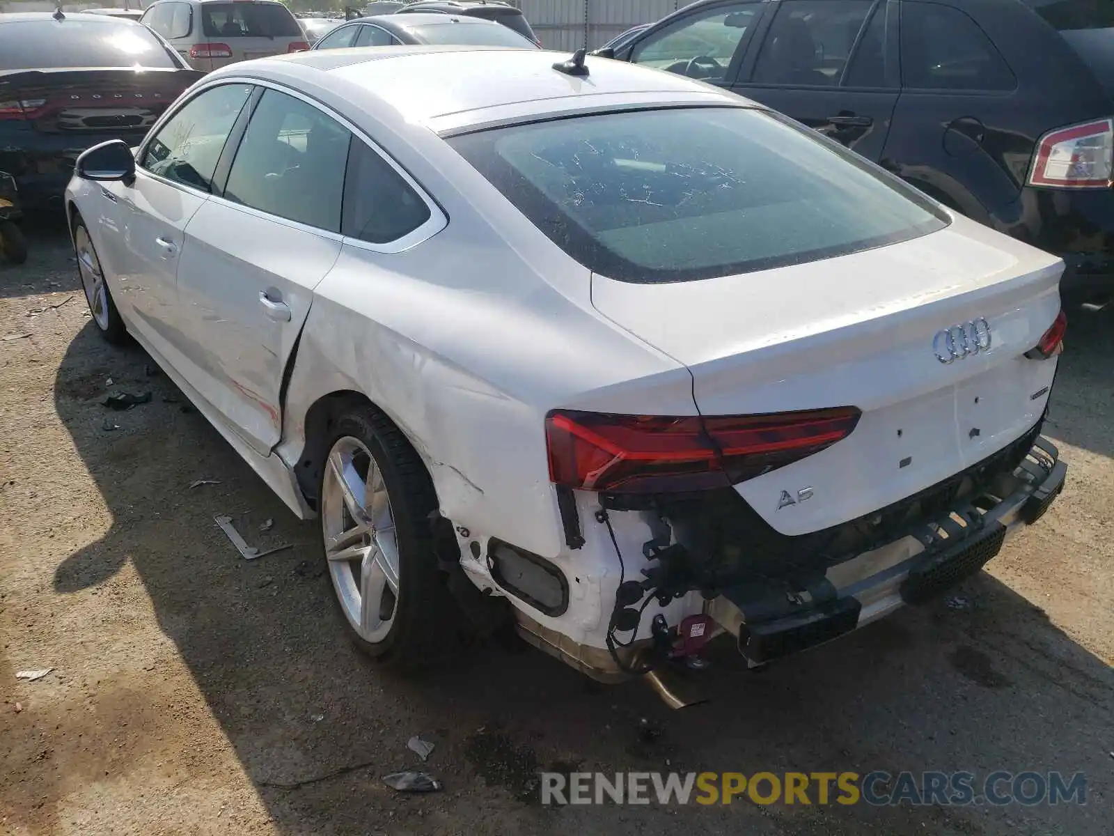 3 Photograph of a damaged car WAUDACF56MA059280 AUDI A5 2021