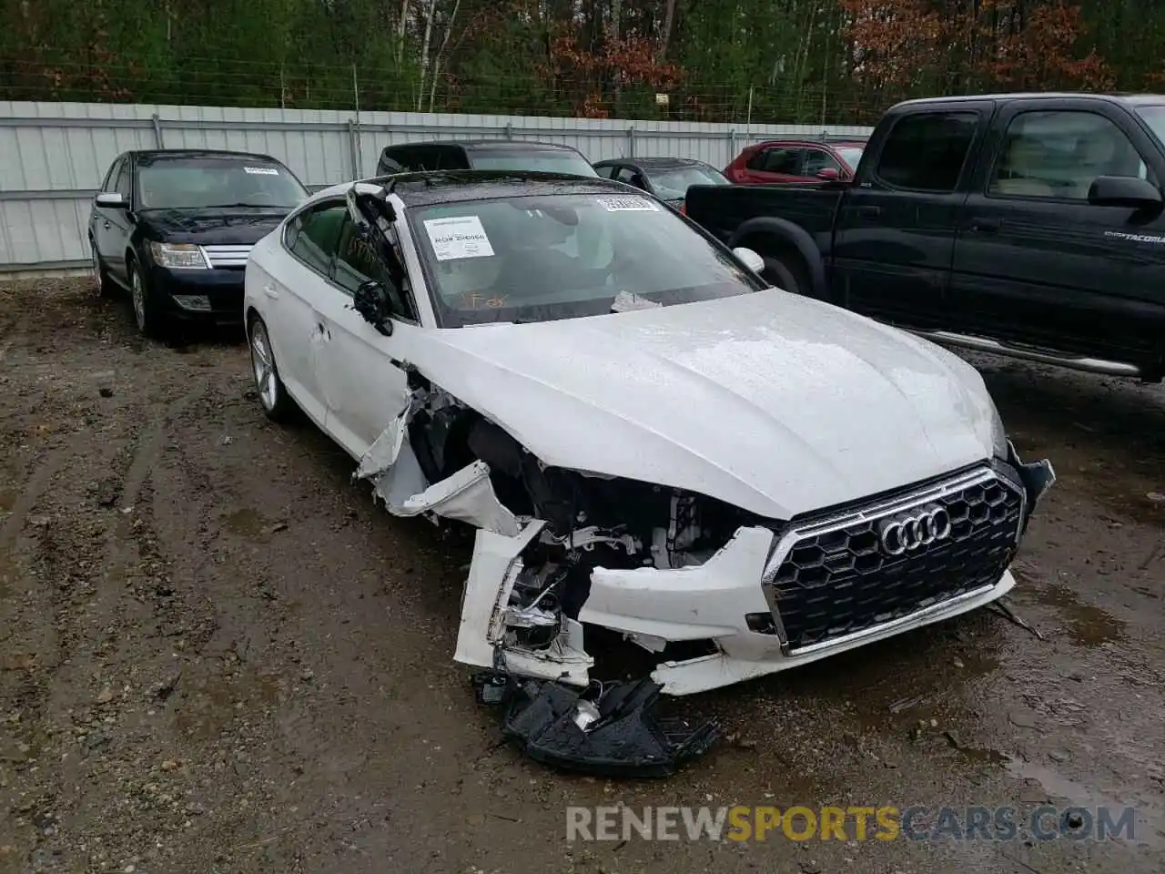 1 Photograph of a damaged car WAUDACF57MA044240 AUDI A5 2021