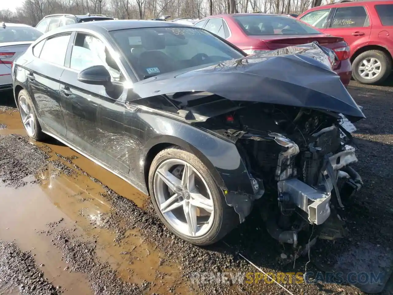 1 Photograph of a damaged car WAUDACF59MA017475 AUDI A5 2021