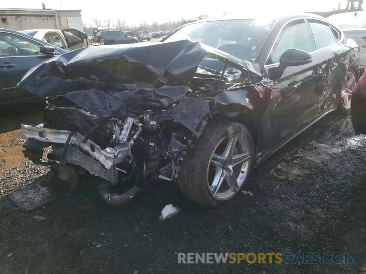 2 Photograph of a damaged car WAUDACF59MA017475 AUDI A5 2021