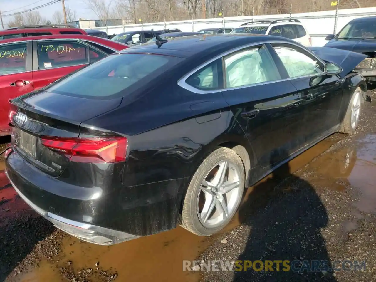 4 Photograph of a damaged car WAUDACF59MA017475 AUDI A5 2021