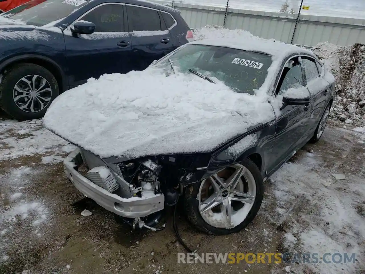 2 Photograph of a damaged car WAUDACF59MA059306 AUDI A5 2021