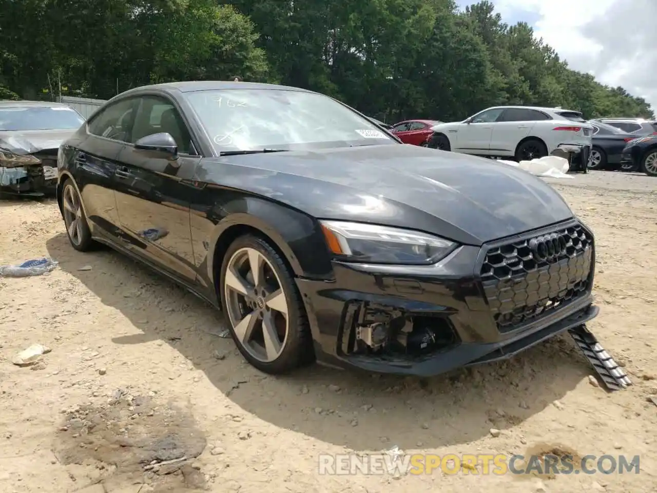 1 Photograph of a damaged car WAUEACF58MA051962 AUDI A5 2021