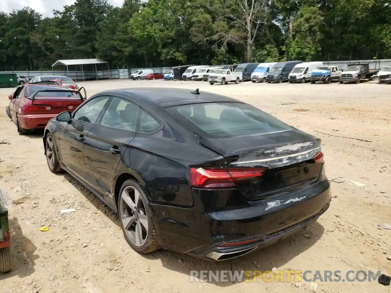 3 Photograph of a damaged car WAUEACF58MA051962 AUDI A5 2021