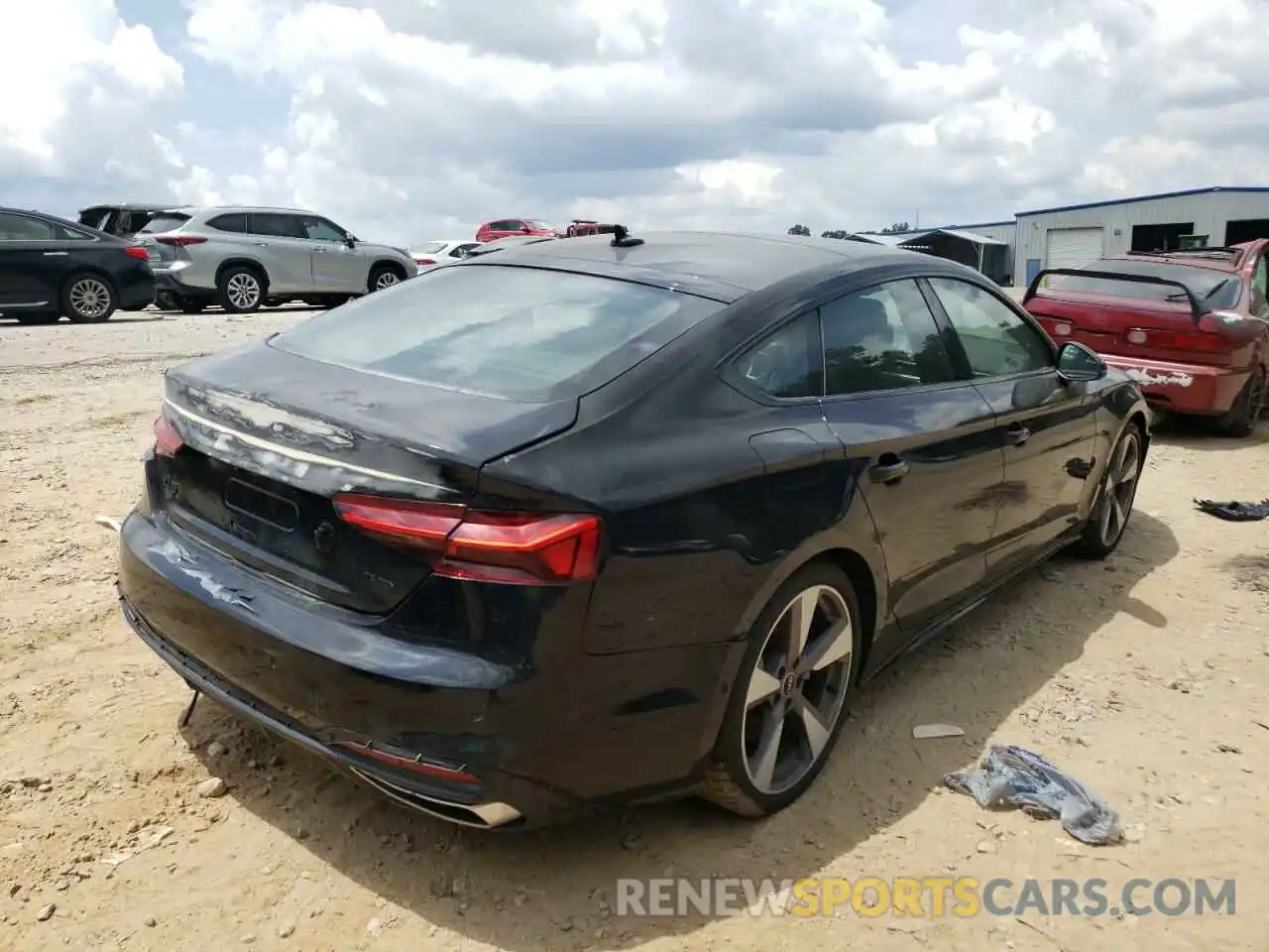 4 Photograph of a damaged car WAUEACF58MA051962 AUDI A5 2021