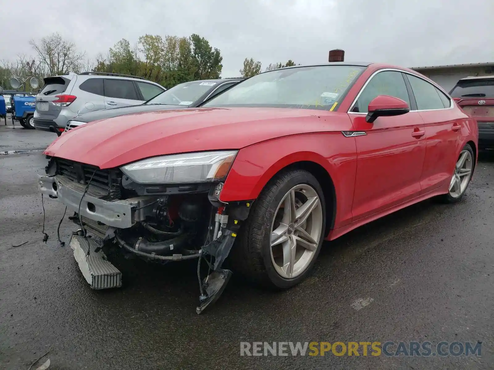 2 Photograph of a damaged car WAUEACF5XMA005212 AUDI A5 2021