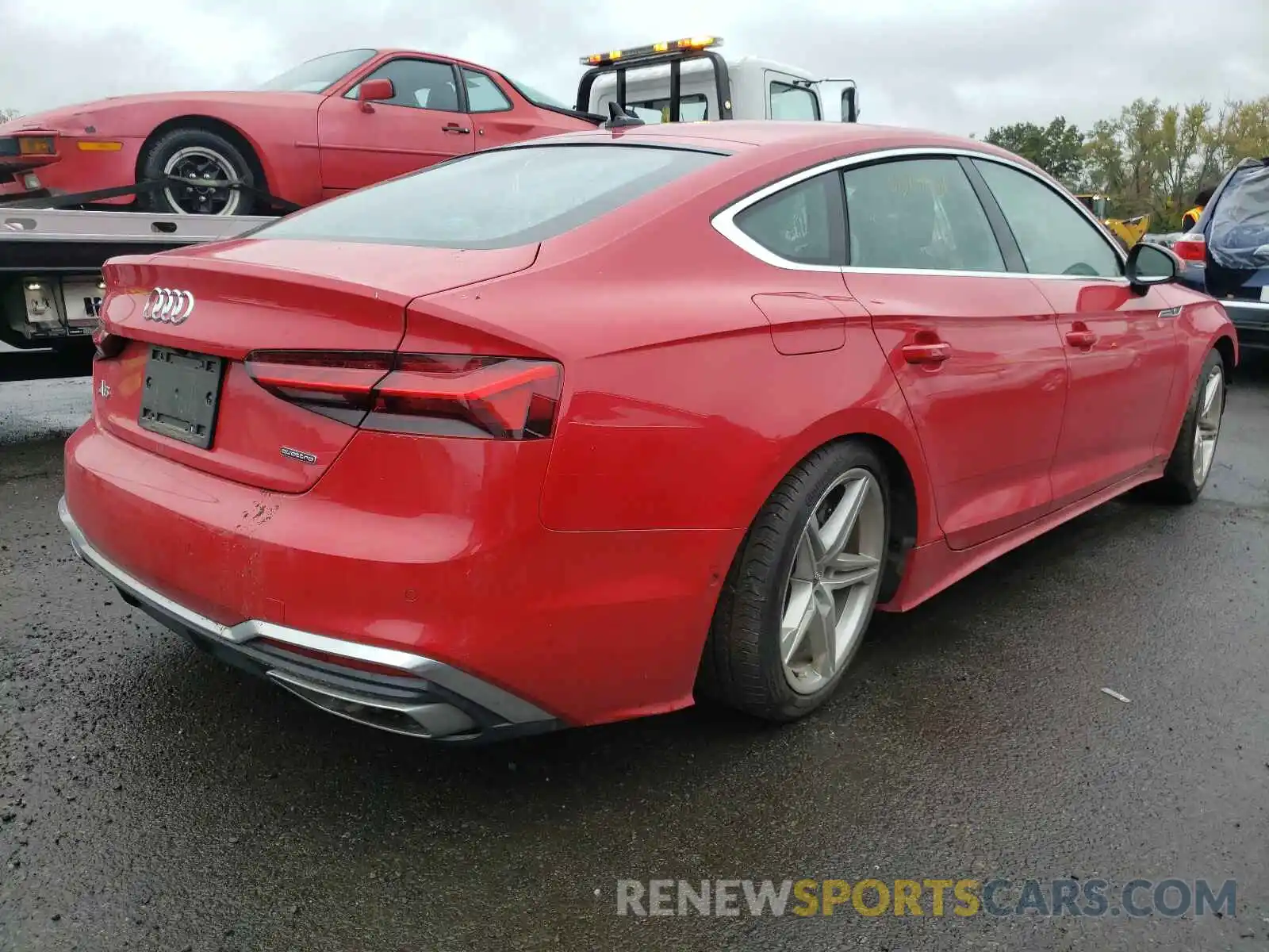 4 Photograph of a damaged car WAUEACF5XMA005212 AUDI A5 2021