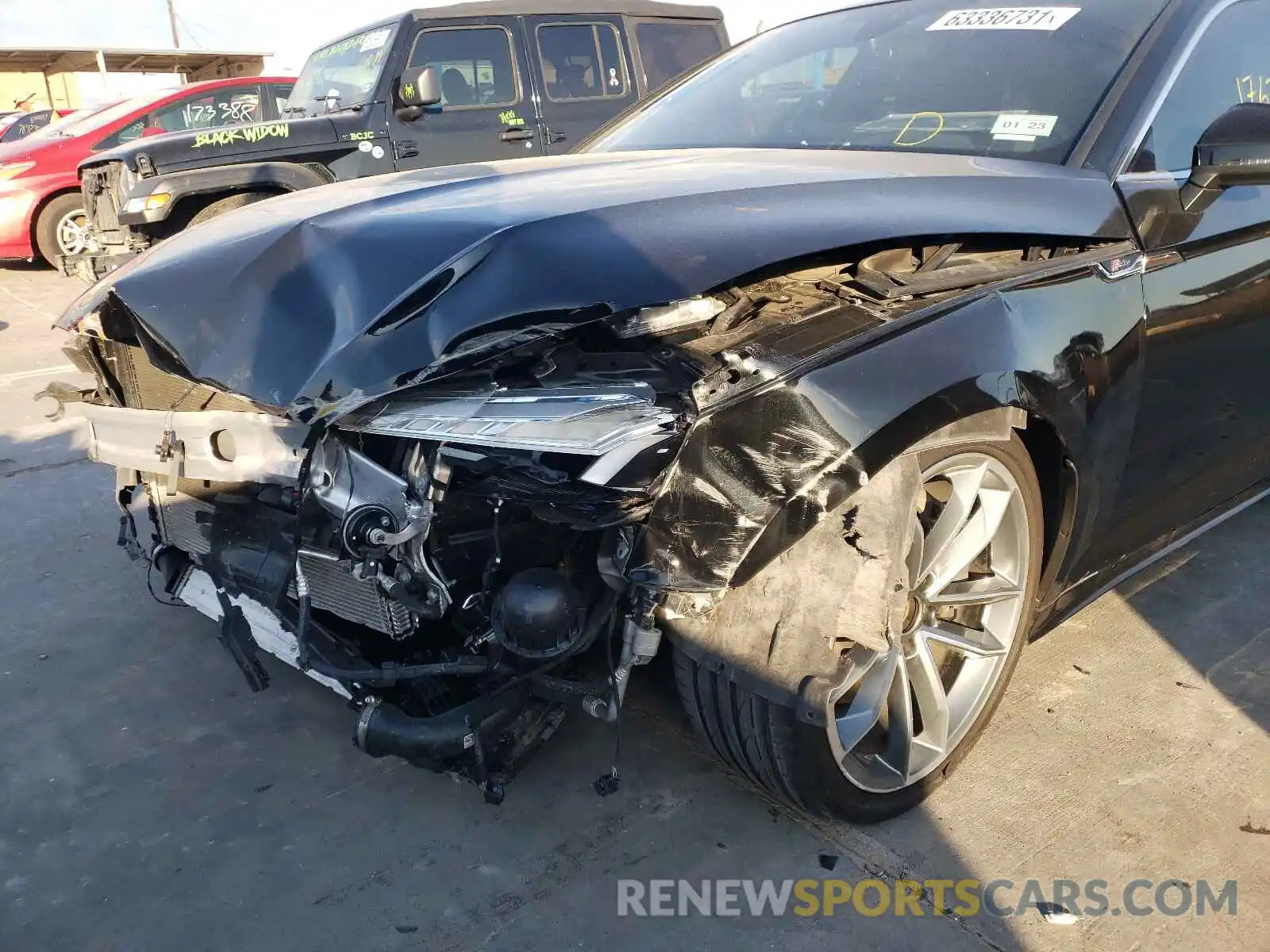 9 Photograph of a damaged car WAUFACF50MA016546 AUDI A5 2021