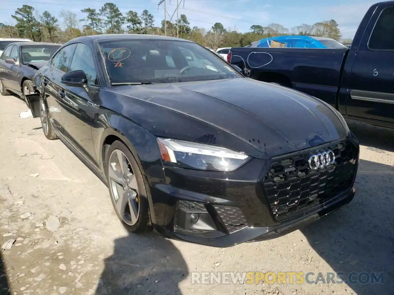 1 Photograph of a damaged car WAUFACF51MA006625 AUDI A5 2021