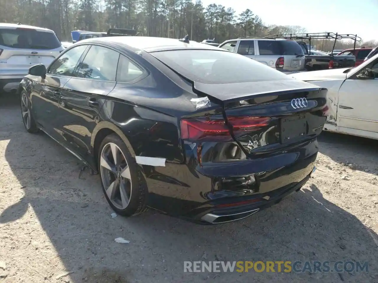 3 Photograph of a damaged car WAUFACF51MA006625 AUDI A5 2021