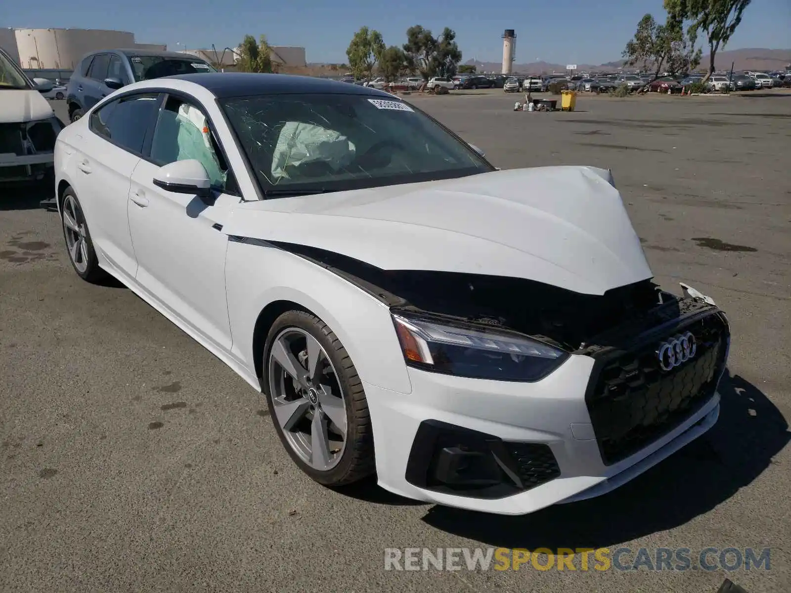 1 Photograph of a damaged car WAUFACF52MA025278 AUDI A5 2021