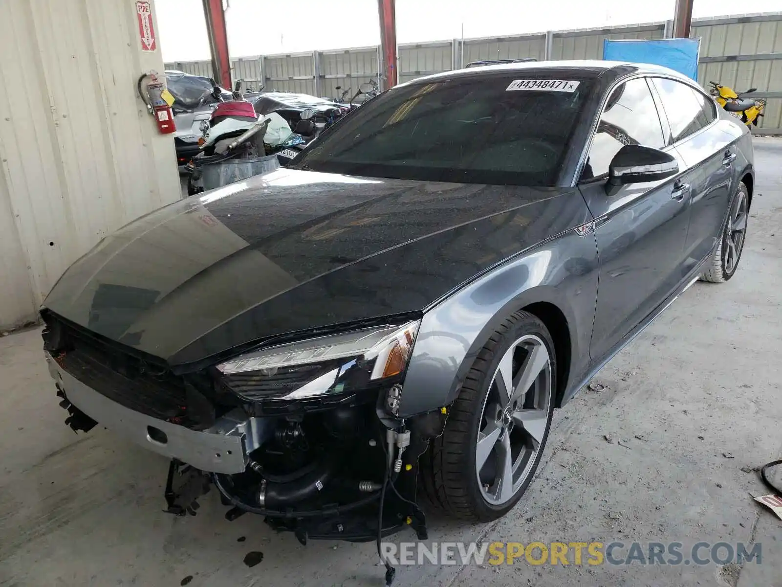 2 Photograph of a damaged car WAUFACF53MA021949 AUDI A5 2021