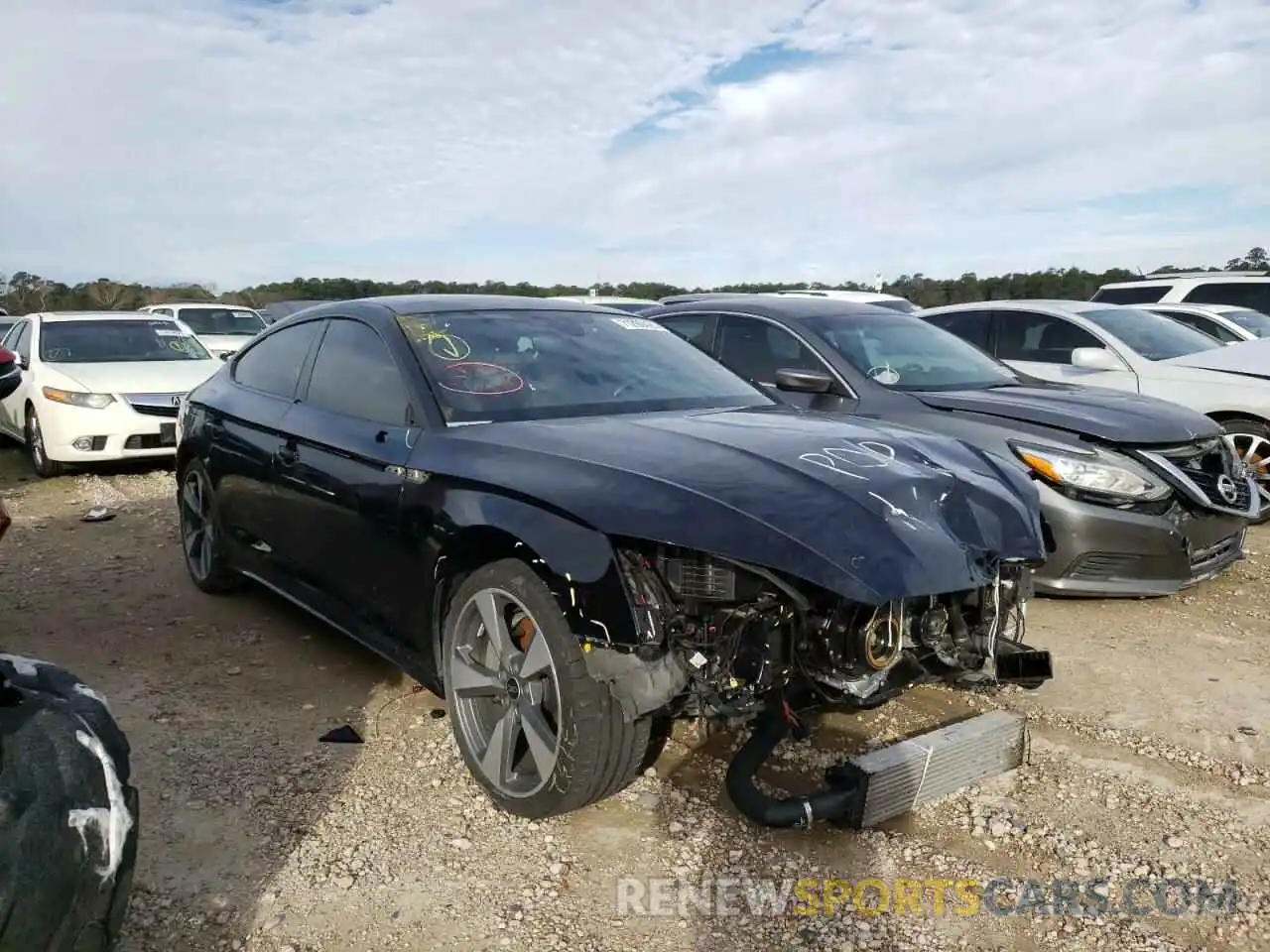 1 Photograph of a damaged car WAUFACF53MA027721 AUDI A5 2021