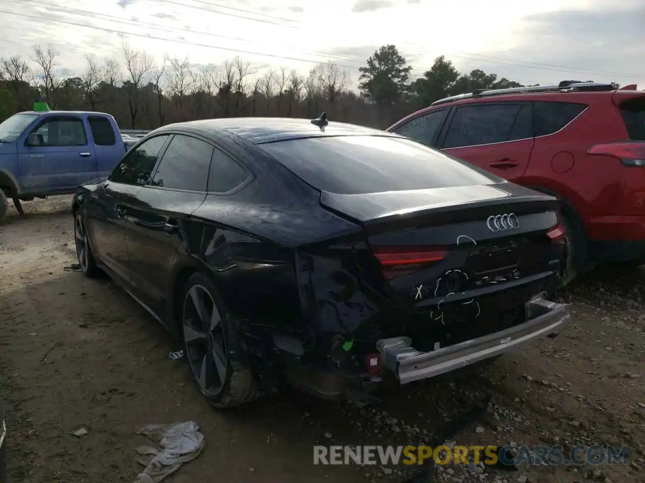 3 Photograph of a damaged car WAUFACF53MA027721 AUDI A5 2021