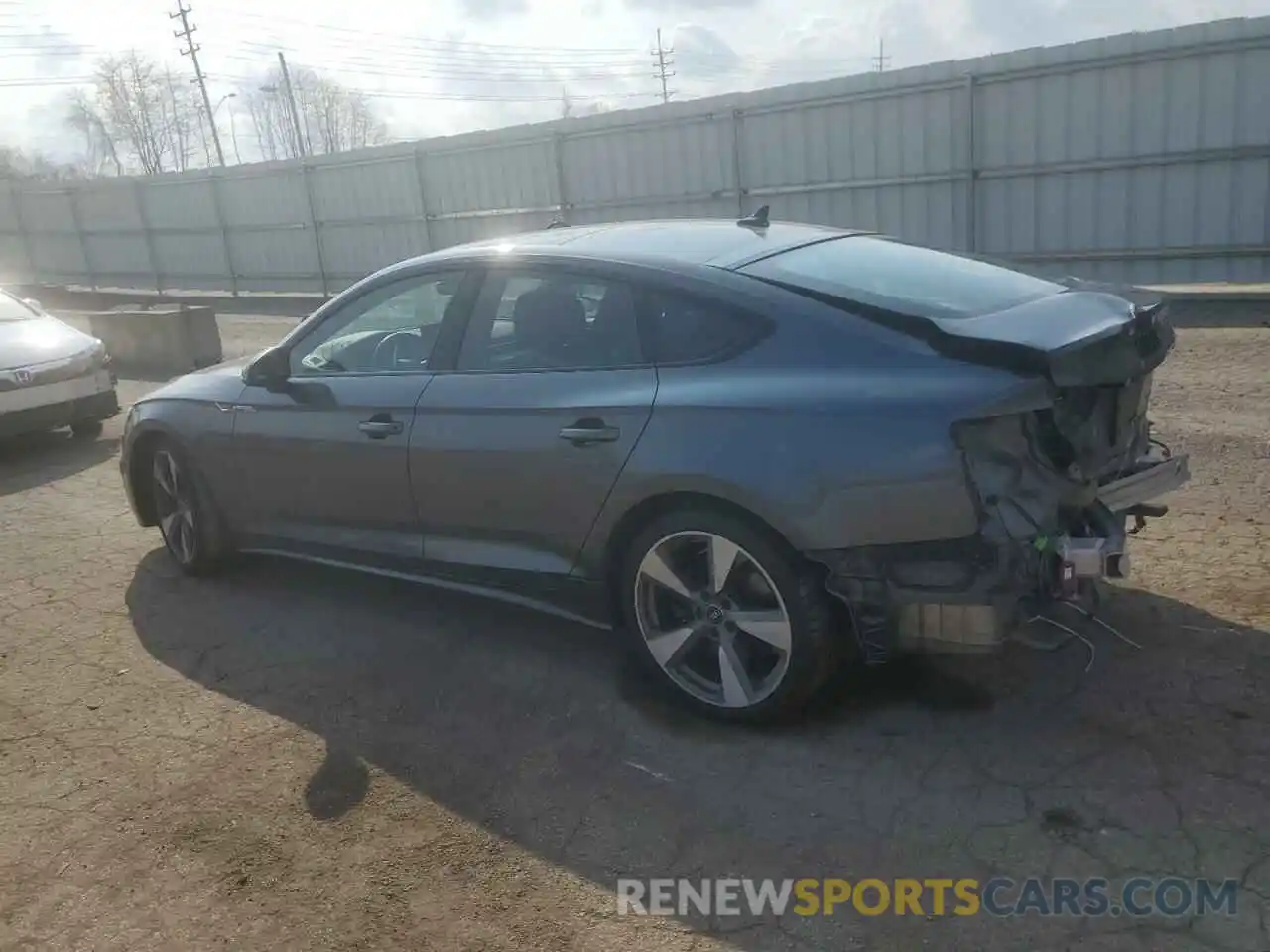 2 Photograph of a damaged car WAUFACF54MA043734 AUDI A5 2021