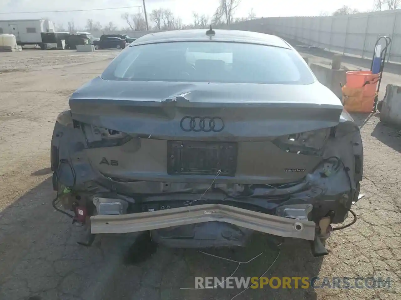 6 Photograph of a damaged car WAUFACF54MA043734 AUDI A5 2021