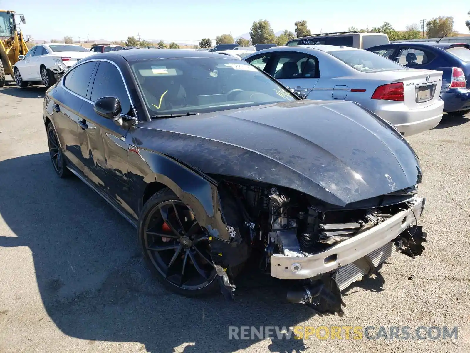 1 Photograph of a damaged car WAUFACF58MA046507 AUDI A5 2021