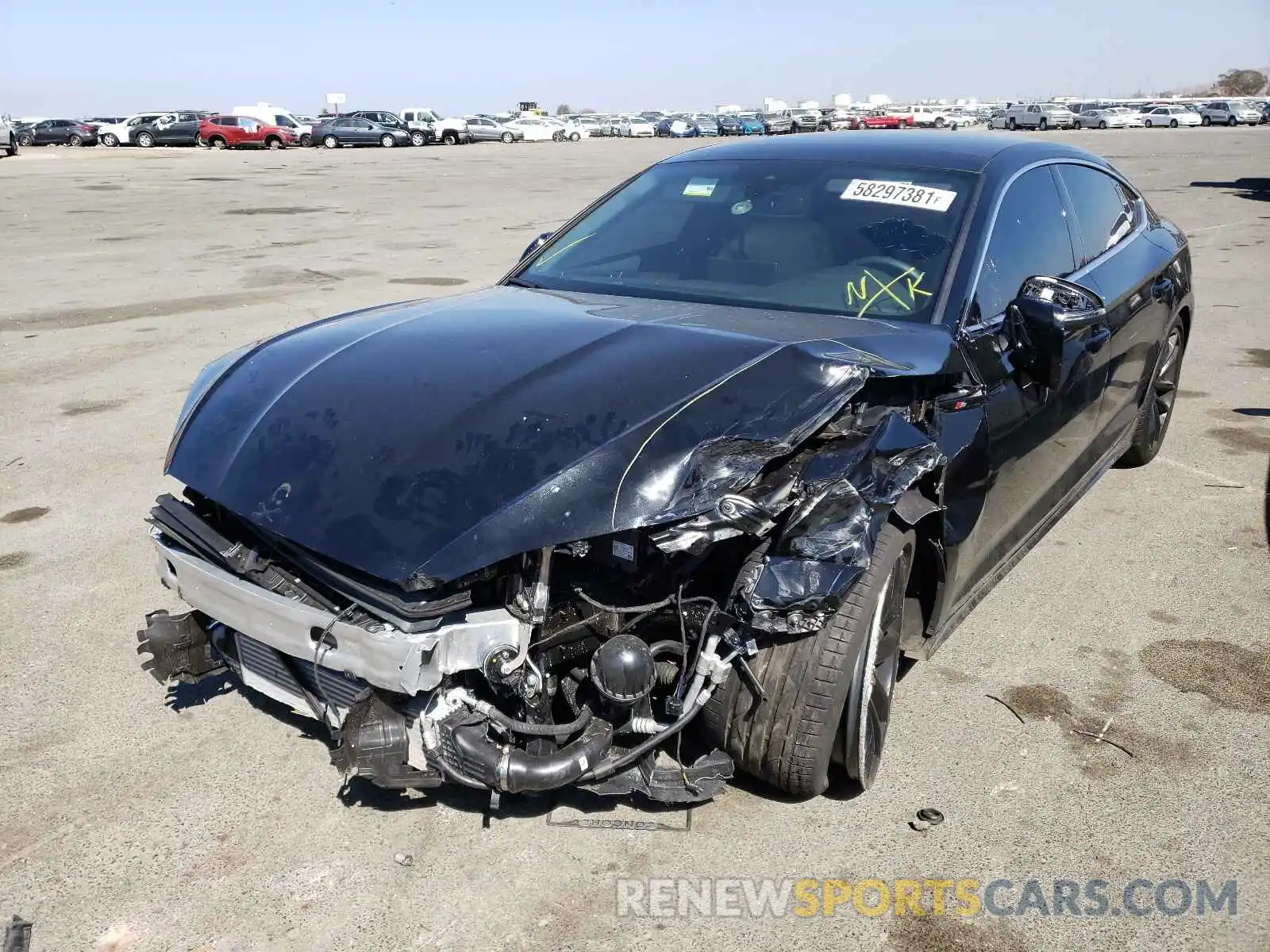 2 Photograph of a damaged car WAUFACF58MA046507 AUDI A5 2021