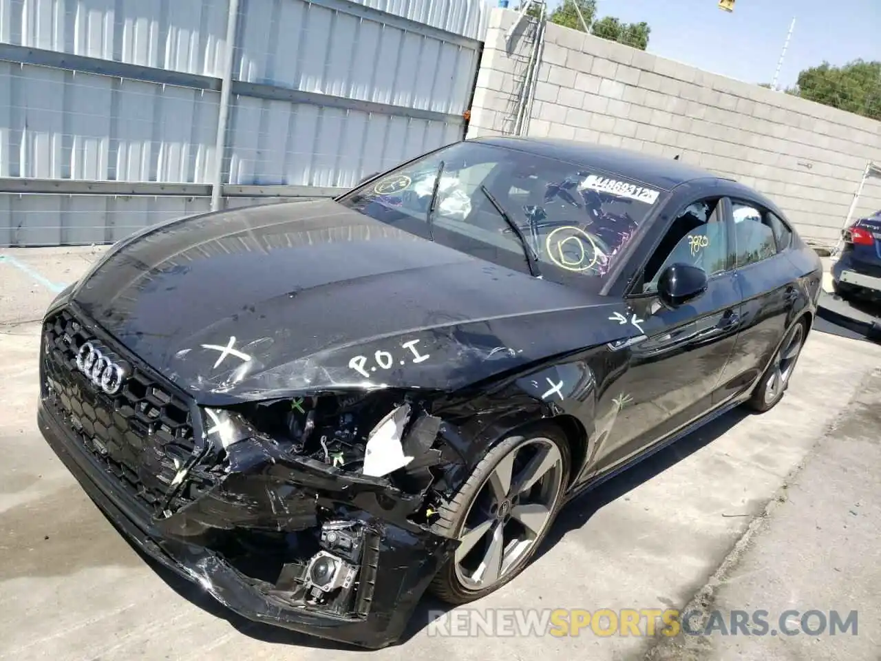 2 Photograph of a damaged car WAUFACF59MA025276 AUDI A5 2021