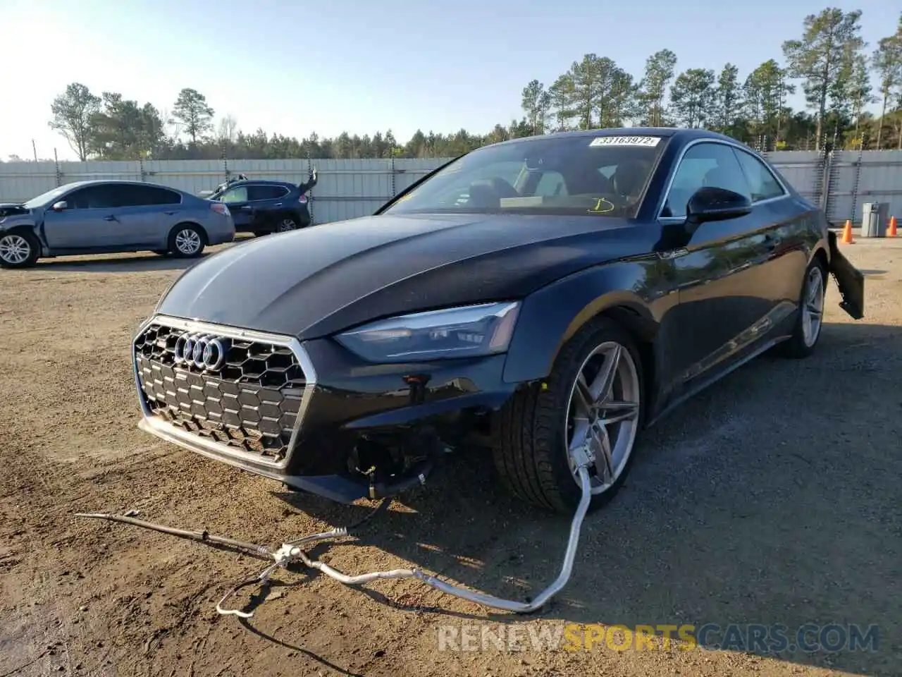 2 Photograph of a damaged car WAUSAAF50MA034399 AUDI A5 2021