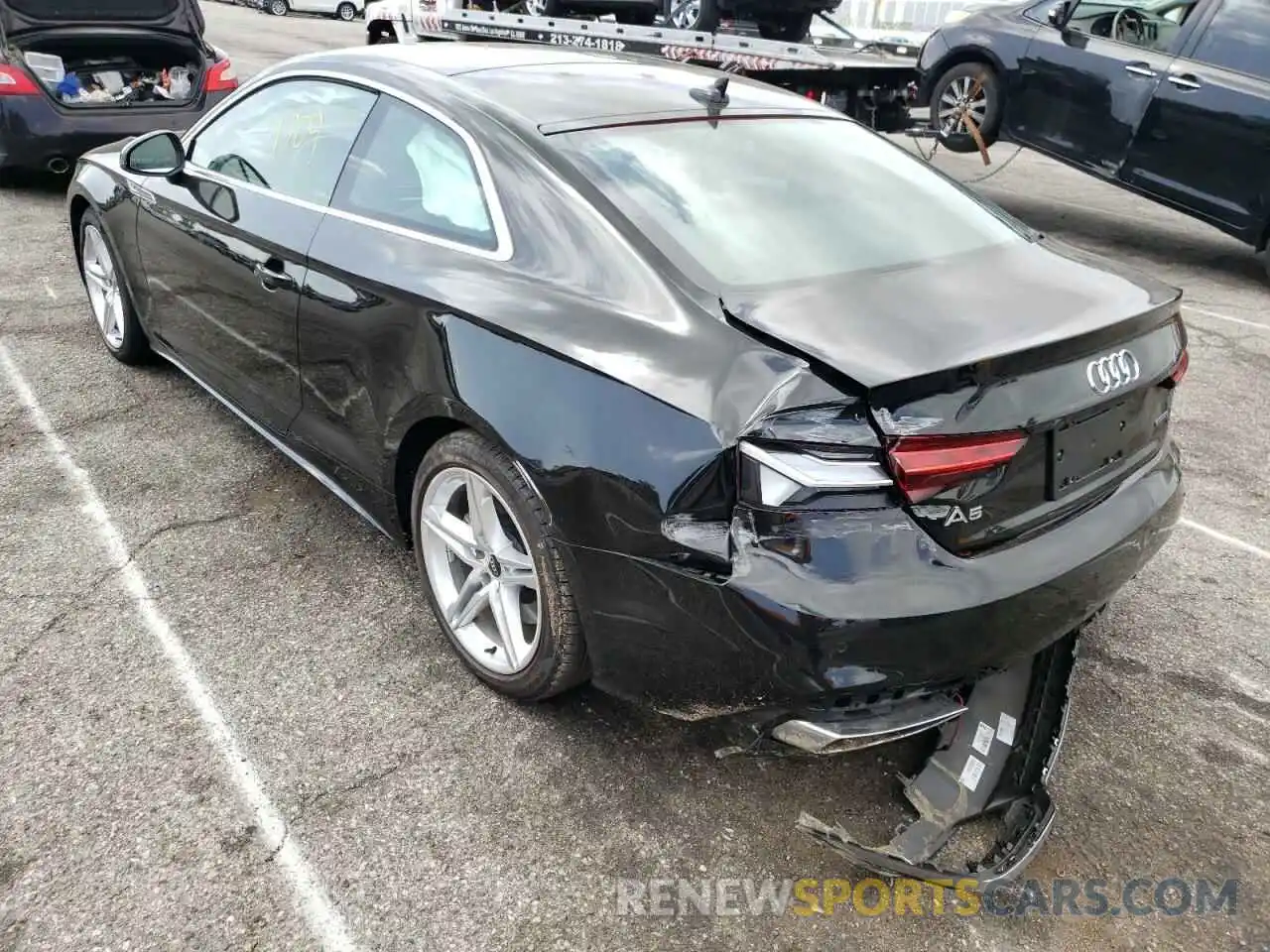 3 Photograph of a damaged car WAUSAAF57MA056982 AUDI A5 2021