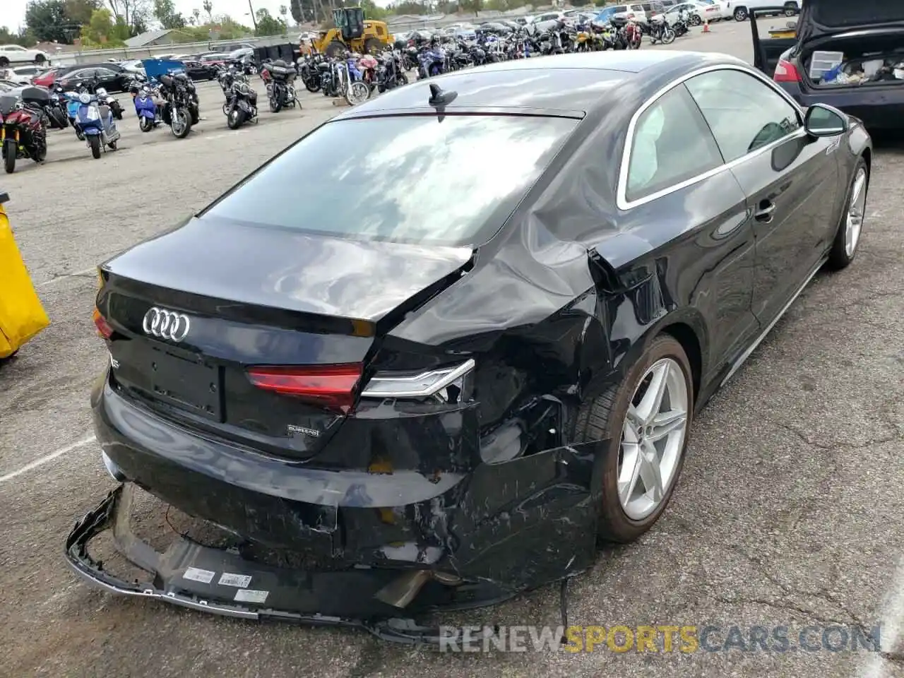 4 Photograph of a damaged car WAUSAAF57MA056982 AUDI A5 2021