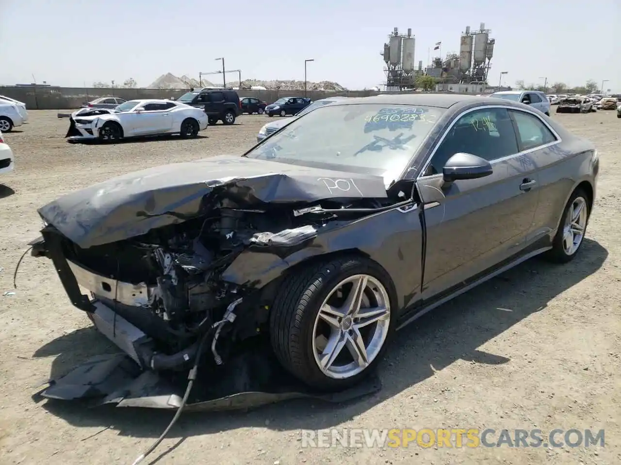 2 Photograph of a damaged car WAUSAAF58MA013168 AUDI A5 2021