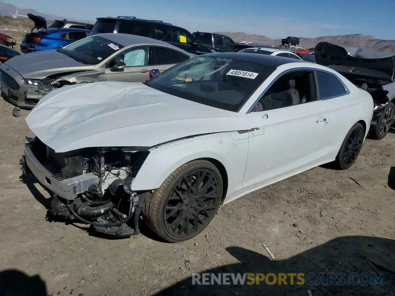 1 Photograph of a damaged car WAUSAAF59MA057454 AUDI A5 2021