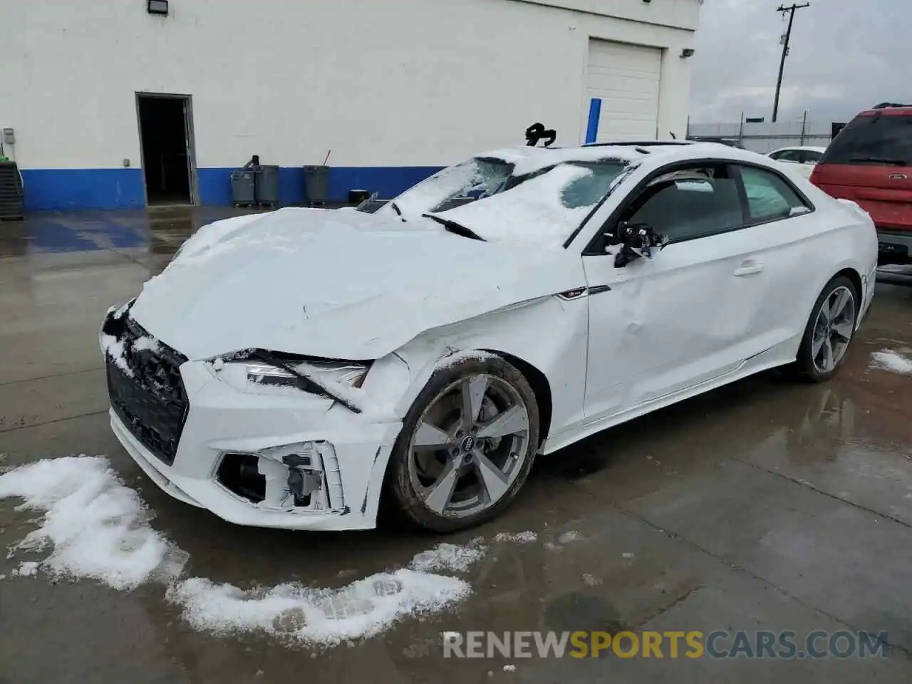 1 Photograph of a damaged car WAUTAAF54MA007825 AUDI A5 2021