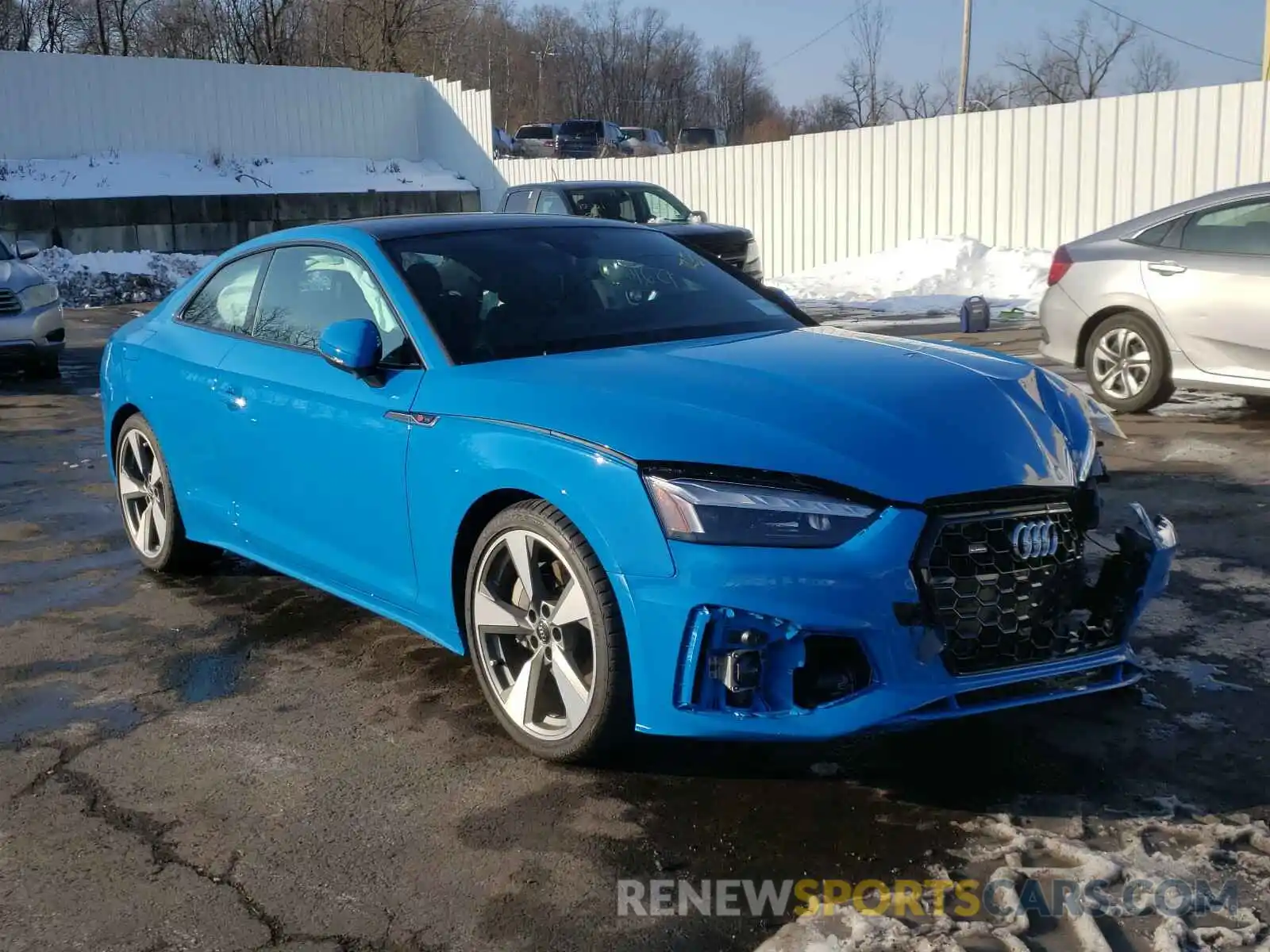 1 Photograph of a damaged car WAUTAAF54MA008280 AUDI A5 2021