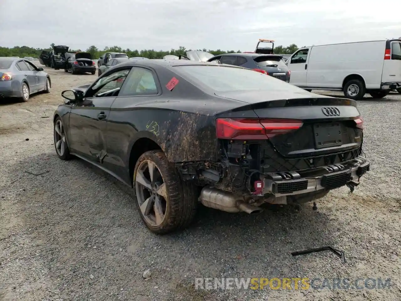 3 Photograph of a damaged car WAUTAAF54MA062159 AUDI A5 2021