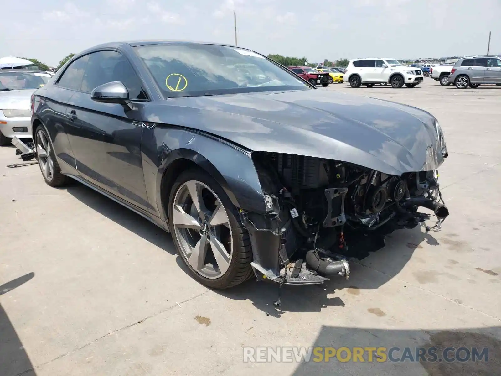 1 Photograph of a damaged car WAUTAAF57MA007169 AUDI A5 2021