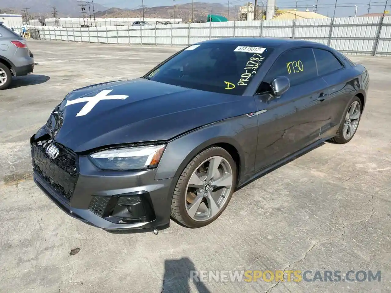 2 Photograph of a damaged car WAUTAAF59MA022093 AUDI A5 2021