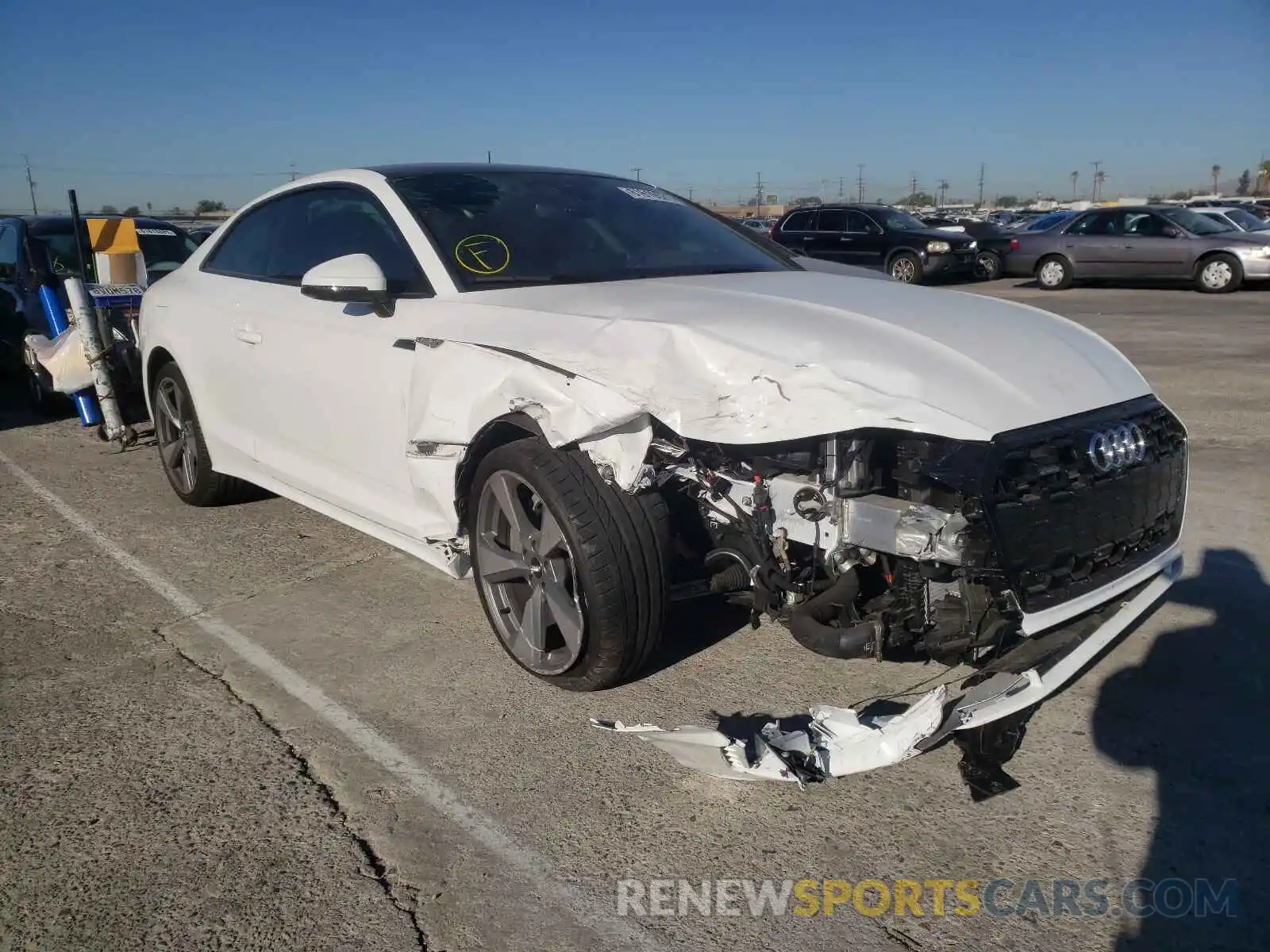 1 Photograph of a damaged car WAUTAAF59MA023499 AUDI A5 2021