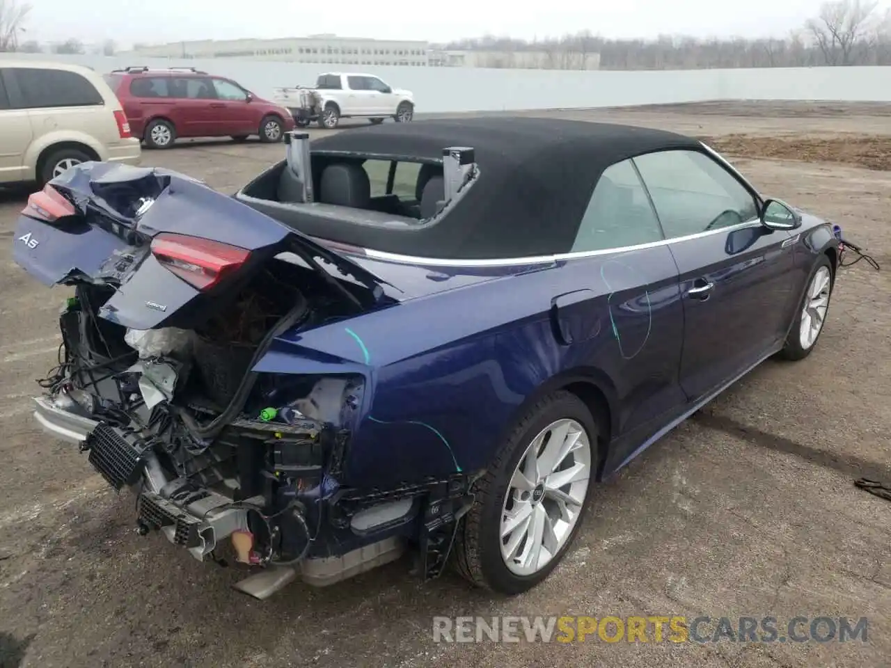 4 Photograph of a damaged car WAUWAGF50MN002243 AUDI A5 2021