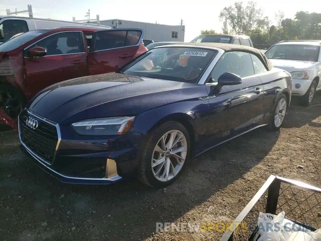 2 Photograph of a damaged car WAUWAGF51MN005507 AUDI A5 2021