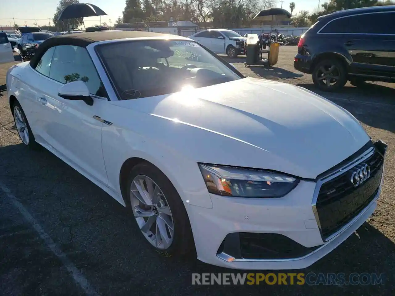 1 Photograph of a damaged car WAUWAGF59MN002757 AUDI A5 2021