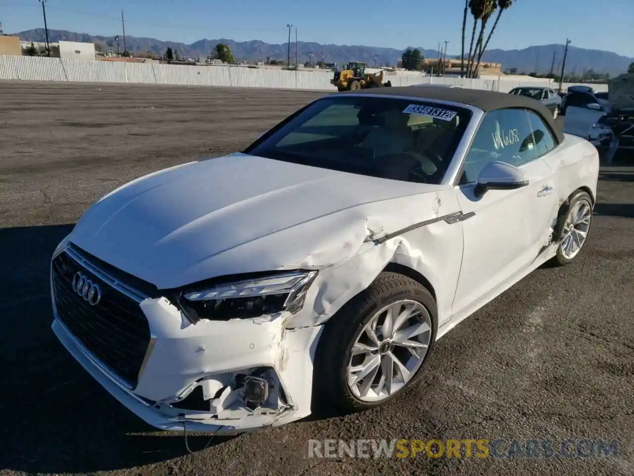 2 Photograph of a damaged car WAUWAGF59MN002757 AUDI A5 2021