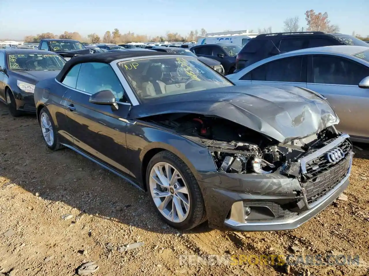 1 Photograph of a damaged car WAU2AGF57NN008623 AUDI A5 2022