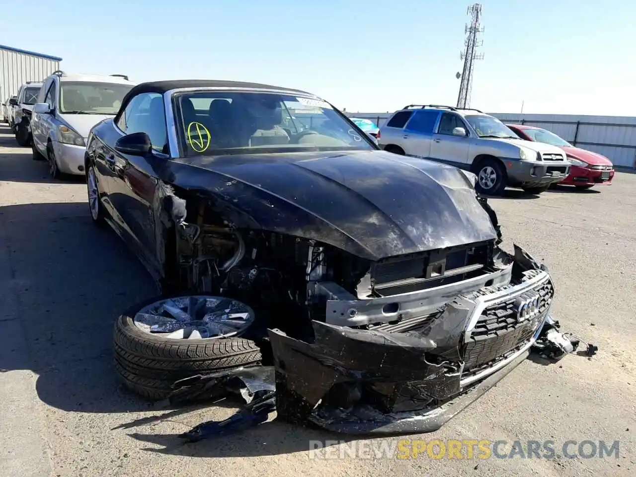 1 Photograph of a damaged car WAU2AGF59NN002192 AUDI A5 2022