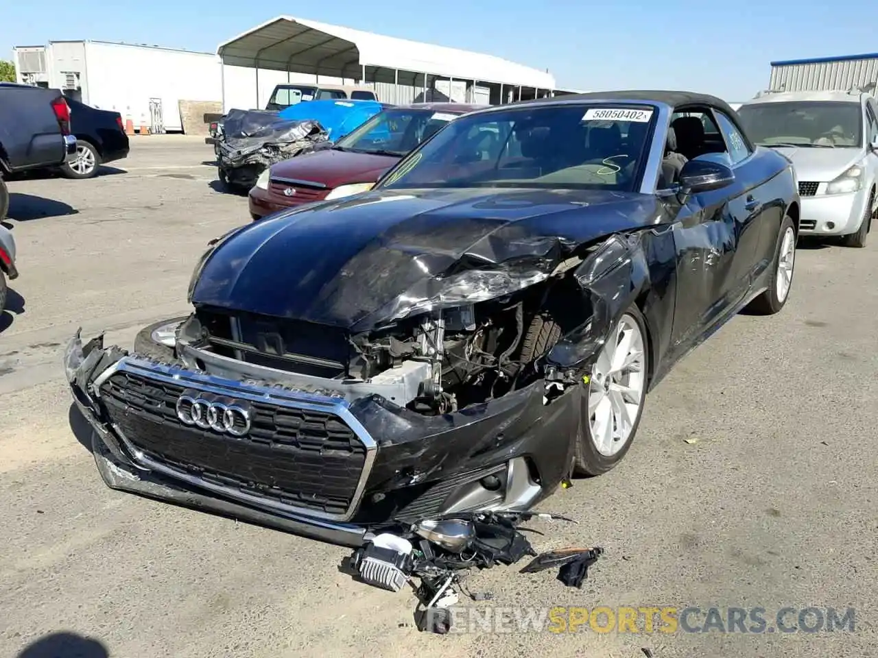 2 Photograph of a damaged car WAU2AGF59NN002192 AUDI A5 2022